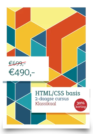 2-daagse cursus HTML/CSS basis