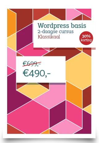 2-daagse cursus WordPress basis